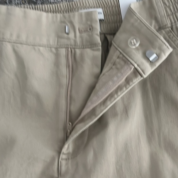 Khaki high rise wide leg pants - Picture 4 of 9